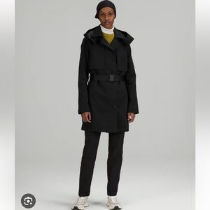 lululemon athletica Black Trench Coat